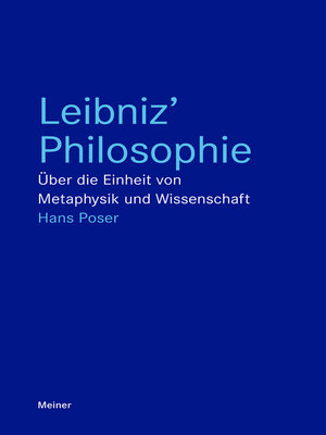 cover image of Leibniz' Philosophie